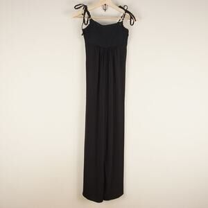 NEW Robin Piccone Chira Black Wide Leg Jumpsuit Womens Sz S